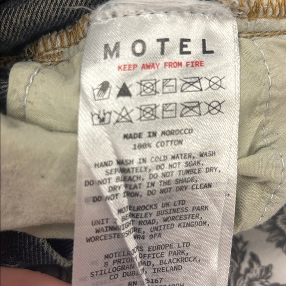 Motel Rocks Low Rise Parallel Jeans - Picture 7 of 8